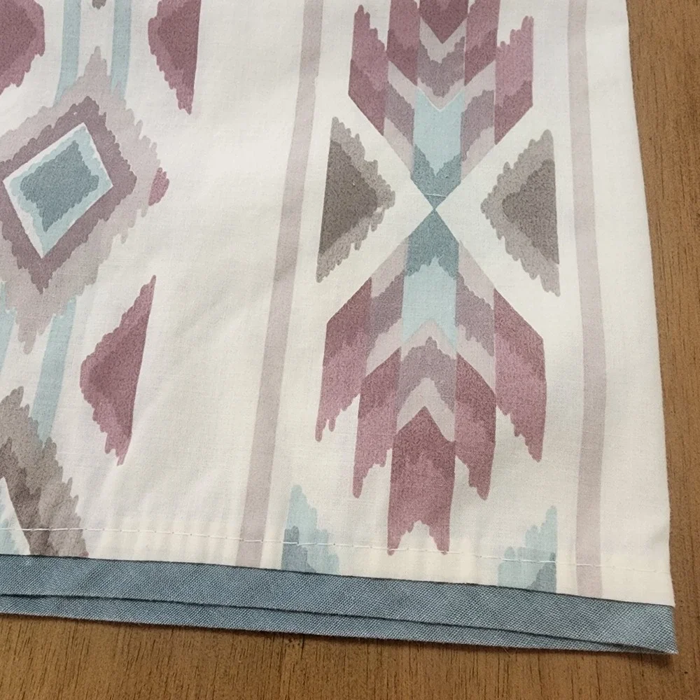 Dan‎ River Vintage Single Pillowcase Aztec Southwest Print Pastels